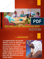 Tecnicas para Una Buena Negociacion