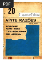 20 Razões Porque Não Sou Testemunha de Jeová - Amilto Justus