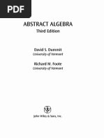 Abstract Algebra Third Edition, Group Theory (Foote Dummit)