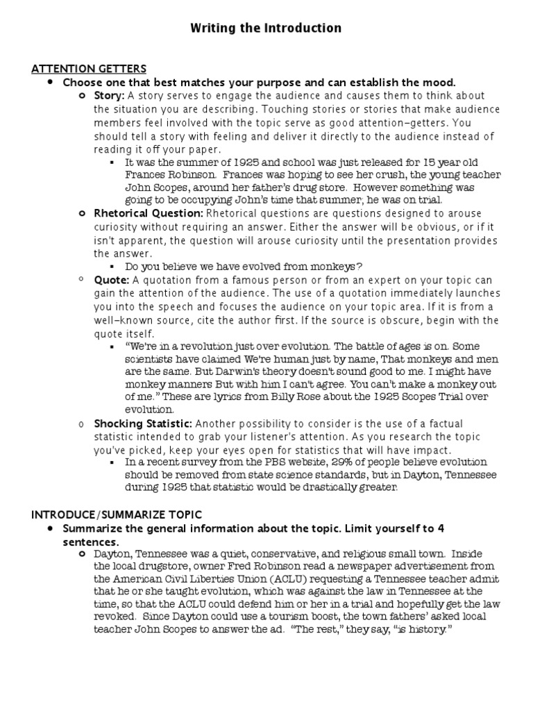 expository essay introduction