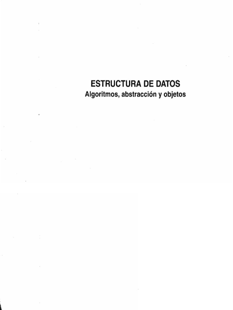 Estructura de Datos - Luis Joyanes Aguilar 1998 (Cap 1 Al 15) | PDF ...