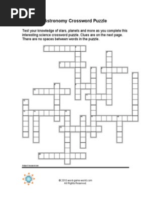 Science Crossword Puzzles Pdf