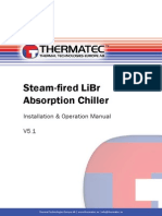 Steam Powered Absorption Chiller Installation and Operation Manual TT