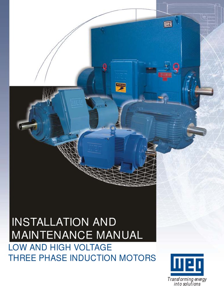 Installation & Maintenance Guide for Low & High Voltage Motors | PDF