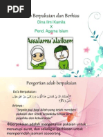 Adab Berpakaian Dan Berhias