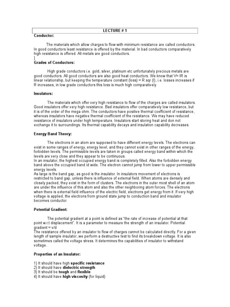 High Voltage Engineering | PDF | Electrical Resistivity And ...