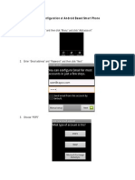 POP3 Configuration at Andoid Based Smart Phone