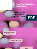 Dampak Teknologi Terhadap Lingkungan - Kelompok II