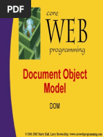   Core Web Programming - Chapter 23: Document Object Model DOM