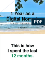 1 Year As A Digital Nomad.: How To Build A Business by The Beach.! by @yongfook