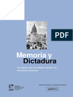 Memoria y Dictadura