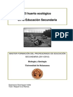 El Huerto Ecológico en La Educación Secundaria. TFM Universidad de Salamanca (2011-2012) - Esperanza Domínguez Iralde PDF