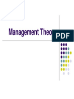 Slide 1 - Management Theory