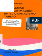 13472029 Jurgen Habermas Problemas de Legitimacion en El Capitalismo Tardio