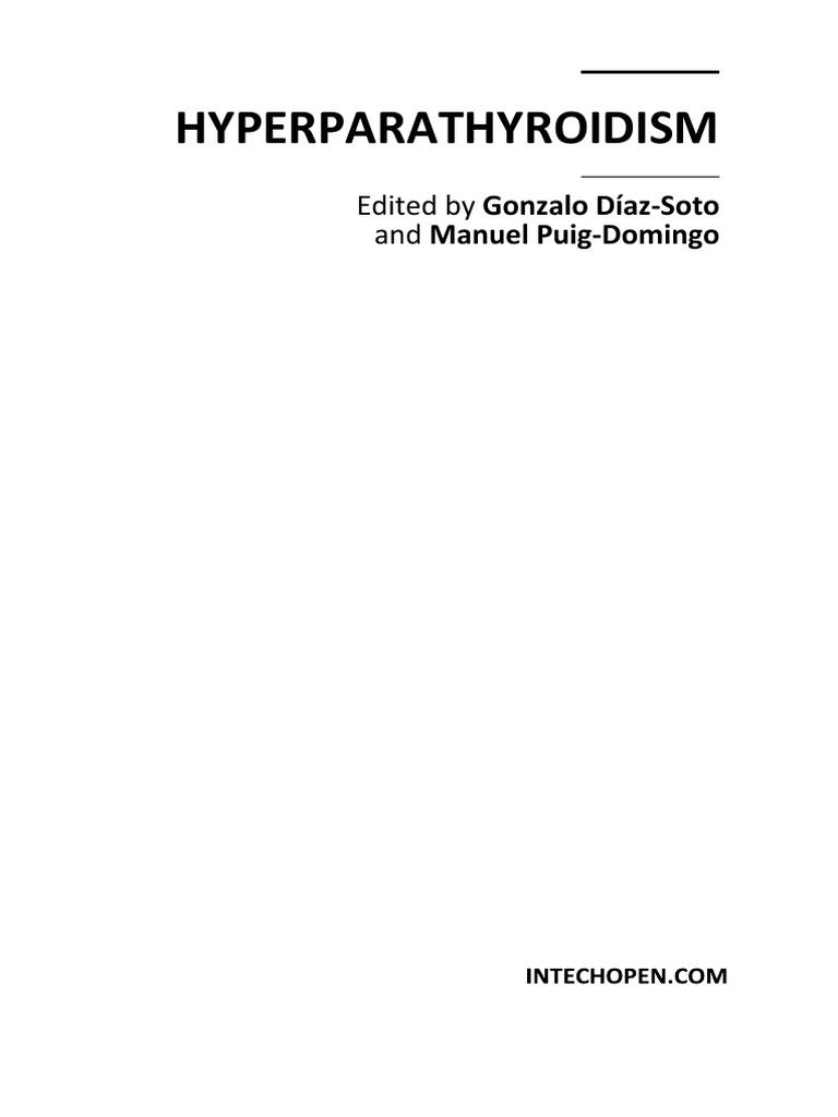 Hyperparathyroidism PDF | PDF