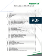 PaperCut MF - Ricoh Embedded Manual