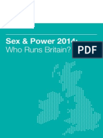 Sex and Power 2014: Who Runs Britain?