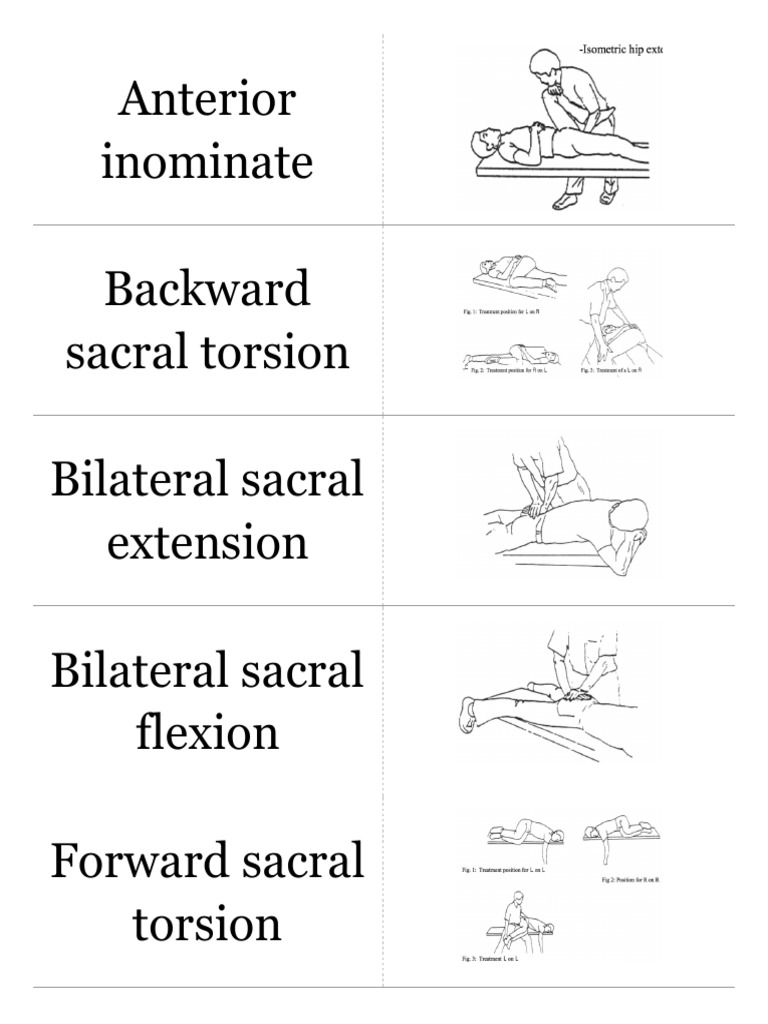 Sacrum Techniques | PDF