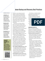 Feature: Database Backup and Recovery Best Practices
