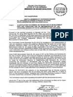 Clarificatory Statement On The Matter of Development Fees and Conditions For Its Implementatation by The Governing Boards of State Universities and Colleges