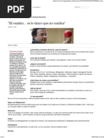 Arnau, Juan-El Cambio Es Lo Único Que No Cambia