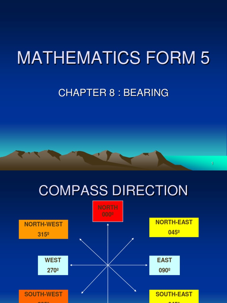 Comprehensive Guide to Calculating Bearings Between Points on a Compass