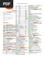 JavaScript Quick Reference Cheat Sheet