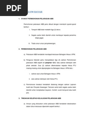 Akaun Belum Bayar Pdf