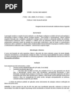 Cultura e Meio Ambiente