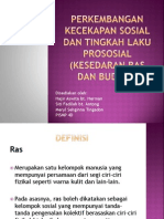 Perkembangan Kecekapan Sosial Dan Tingkah Laku Prososial (