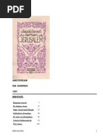 Download Jerusalem by Haan Jacob Isral de 1881-1924 by Gutenbergorg SN2379941 doc pdf