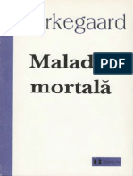 Soren Kierkegaard Maladia Mortala