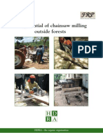Chainsaw Milling Summary Report