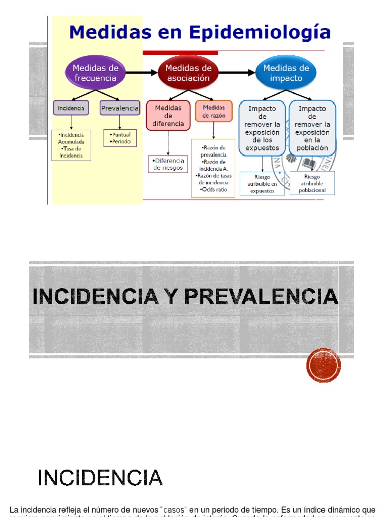 Incidencia y Prevalencia en Epidemiología | PDF | Tasa de mortalidad ...