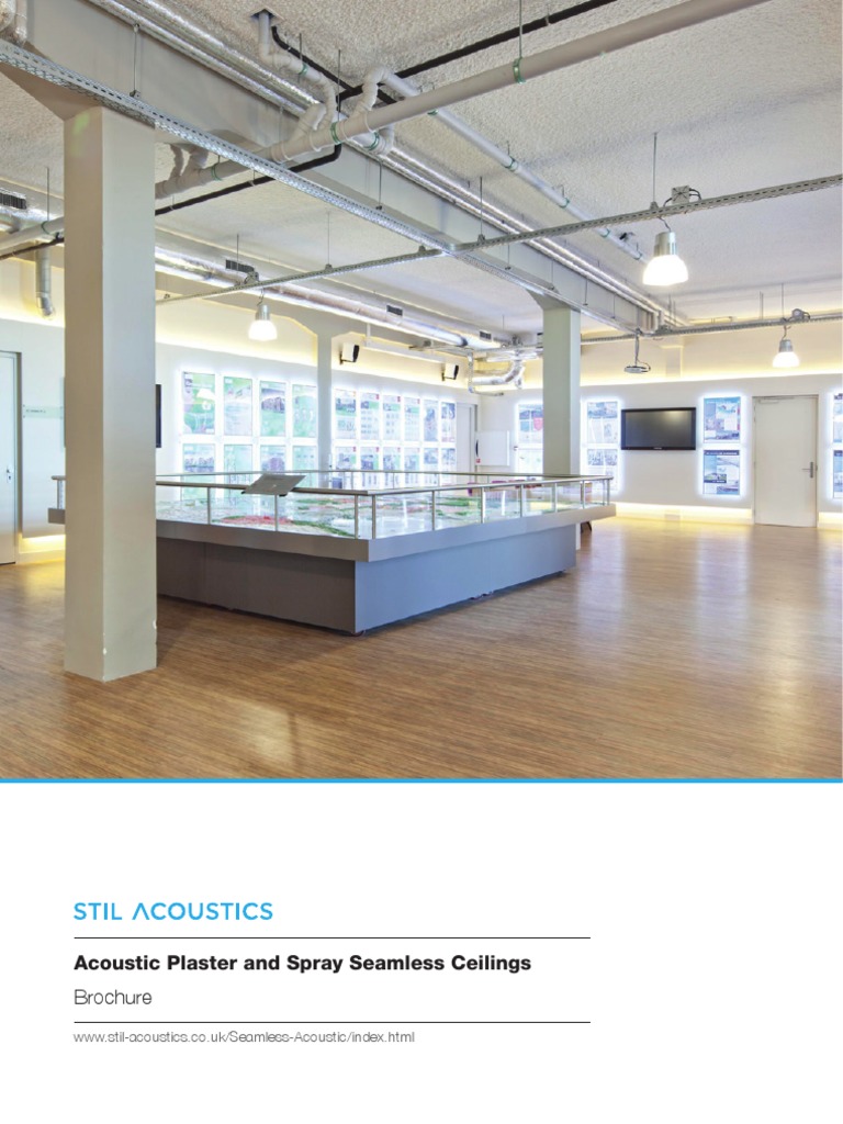 Acoustic Plaster And Spray Brochure Plaster Acoustics