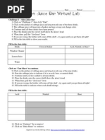 Alien Juice Bar Worksheet