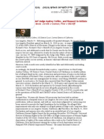 2010-03-25 Notice To Chief Judge Audrey Collins, and Request To Initiate Corrective Actions in Re: Zernik V Connor, Fine V Sheriff