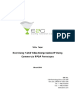 Exercising H.264 Video Compression IP Using Commercial FPGA Prototypes