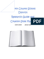 RCSD Research Manual - 2014