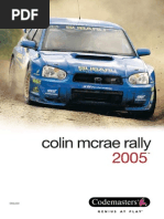 MANUAL For Colin Mcrae Rally 2005