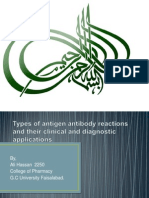 Types of Antigen Antibody Reactions