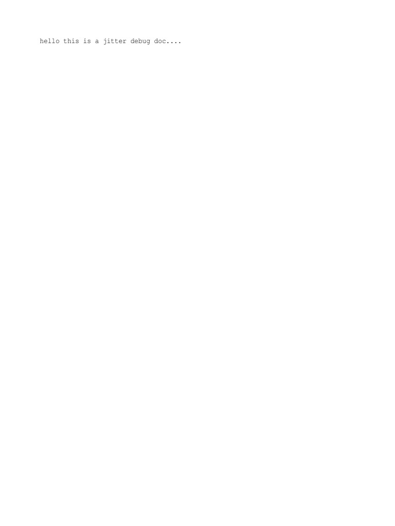 Jitter Debugging Guide | PDF