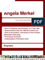 Angela Merkel: Done By: Eizyan Zulyanatasha, Yipping, Zhang Yuqi