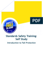 Standards Safety Training: Self Study: Introduction To Fall Protection