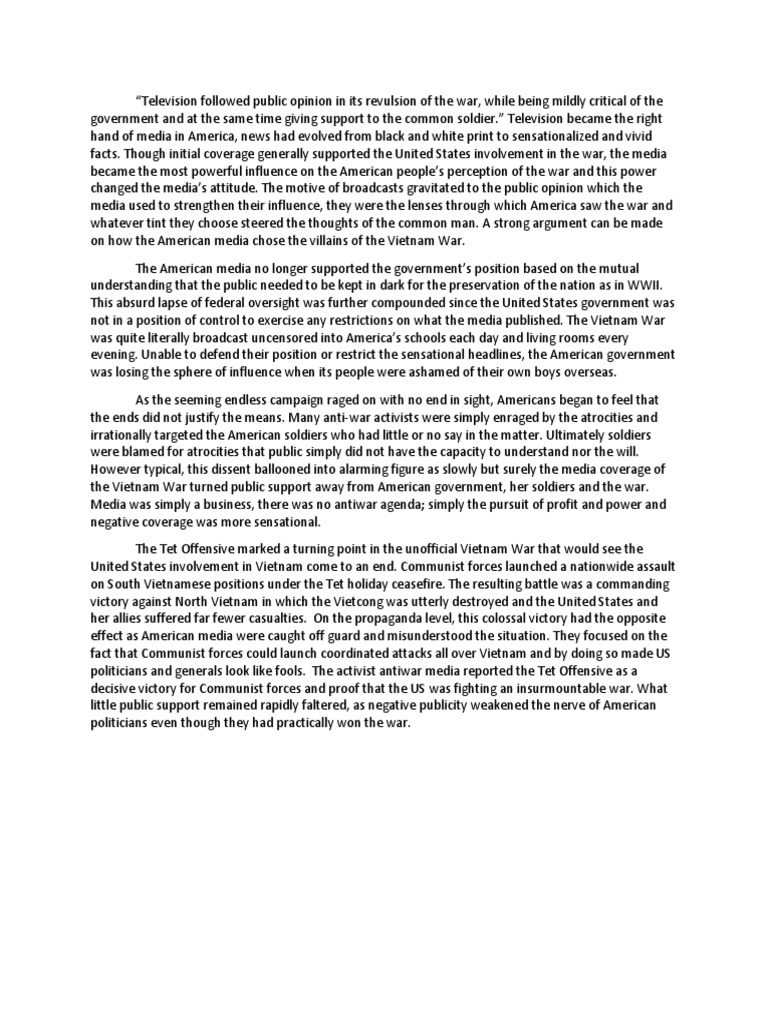tet offensive essay
