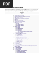 Construction Management: Construction Management or Construction Project Management (CPM) Is The Overall Planning