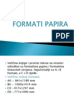 Formati Papira