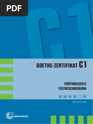 Pruefungsziele Und Testbeschreibung C1 | PDF