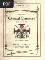 History of Scottish Rite Masonry in Chicago G Warvelle