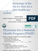 Anand Saha's Presentation For Physicians For A National Health Program